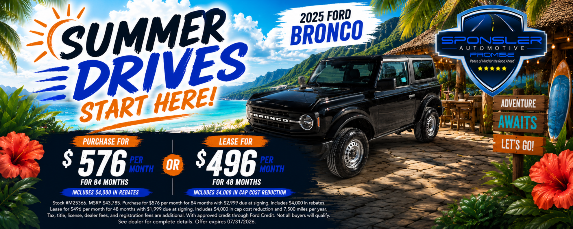 Bronco Specials